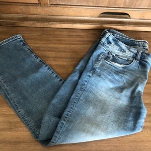 AE Skinny Blue Jeans Light Wash